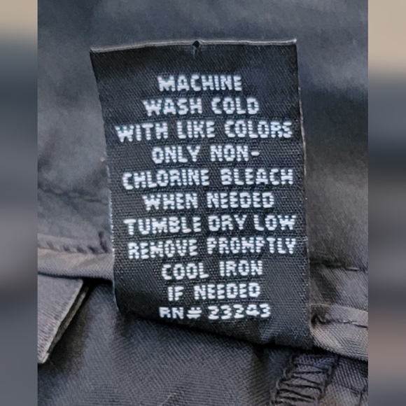 Vintg Y2K New York & Co. 7th Ave. Straight Leg Pant Women's 18 Black Lightweight - Picture 9 of 15